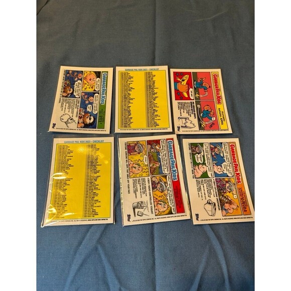 2022 Topps Chrome Garbage Pail Kids lot of 6 - Picture 2 of 2